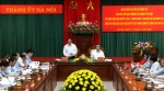 Đoàn kiểm tra của Bộ Chính trị làm việc với Thành ủy Hà Nội