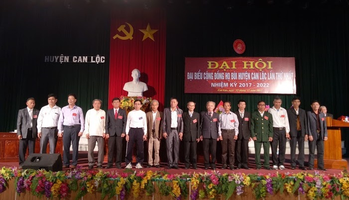 Ban Chấp hành cộng đồng họ Bùi huyện Can Lộc